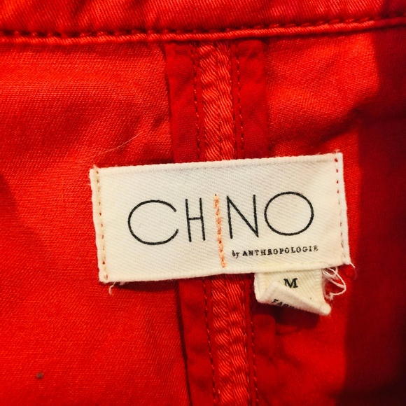 Chino Anthropologie Coral Pink Swing Jacket Button - Picture 8 of 8